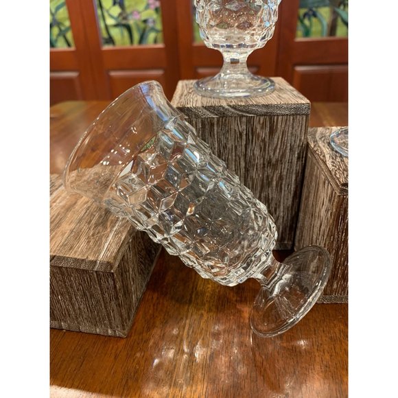 Fostoria Clear Glass Americana Footed Cordials. - Picture 6 of 9